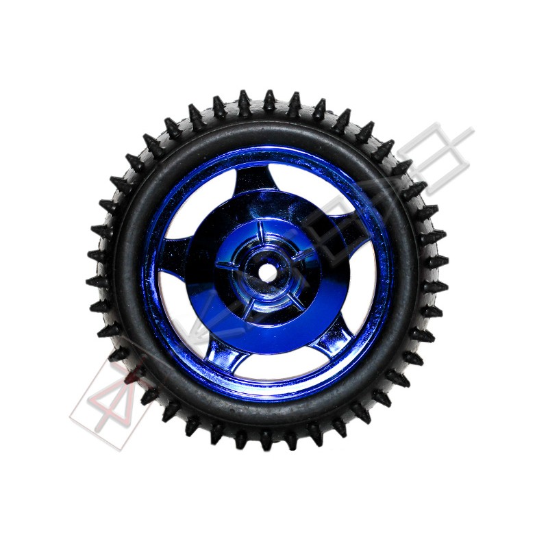 12mm Hub Off Road Wheel 85mm diameter 1:10 RC - BLUE