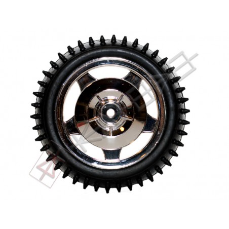 12mm Hub Off Road Wheel 85mm diameter 1:10 RC - SILVER