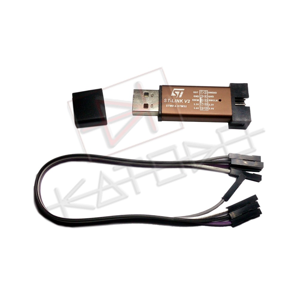 ST-Link V2 mini USB Programmer Debugger for STM8 STM32 device ( Random Color)