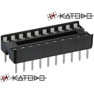 ( 10 pcs ) Zoccolo Zoccoli DIL  Doppia Molla 8 Pin larghezza 300mils