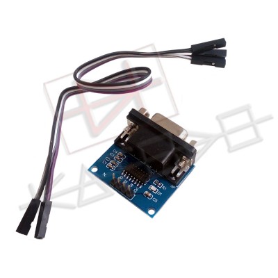 DB9 RS232 to TTL Adapter with MAX3232 IC - 3 to 5V with Female Female jumper