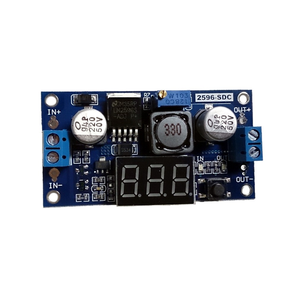 DC-DC Buck Step Down LM2596 with Voltmeter