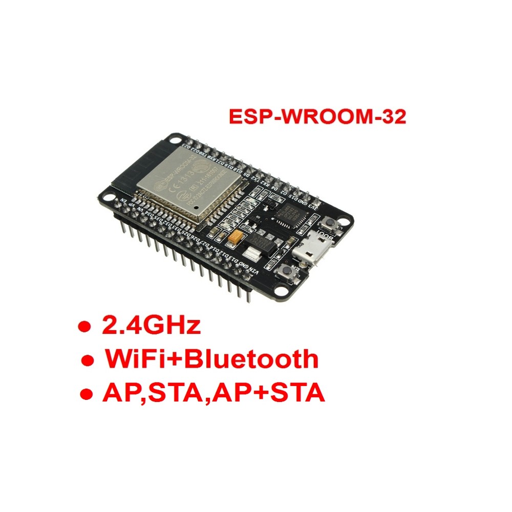 ESP-WROOM-32 ESP-32S Development Board WiFi Bluetooth Ultra-Low Power Consumption Dual Cores