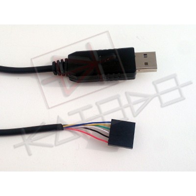 FT232RL USB to TTL RS232  adapter - 1mt cable 6Pin connector - Linux and Windows compatible - Arduino Raspberry Beagle Bone