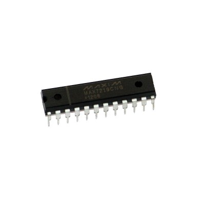 MAX7219CN - Serial Interfaced, 8 Digit LED Drivers