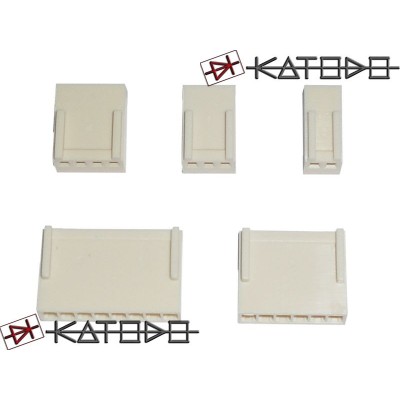 ( 20 pc ) CONN. FEMMINA 4 POLI p2.54 J2541104-R