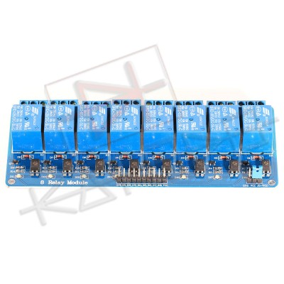 Relay Module with Optoisolated input - 8 Channels 10A - 5V Supply - Arduino PIC AVR