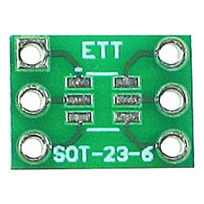 5pcs PCB 6 pin SOT23  to DIP Adapter
