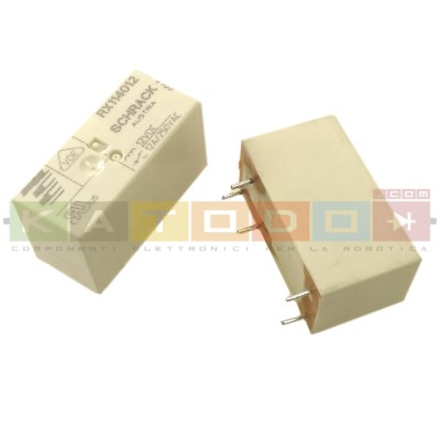 RX114012 - SCHRACK Power PCB Relay RX1 - SPDT 12A 250Vac - 12V Coil