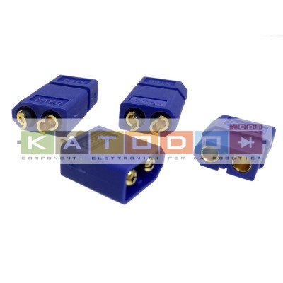Kit 3+3 pcs XT60 BLUE Connecter Male / Female  - XT-60 XT 60 for RC Lipo Battery ( 3 pair  )