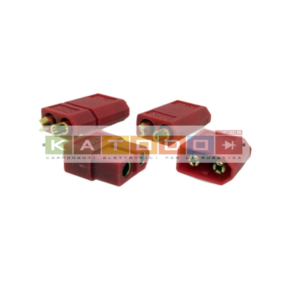 Kit 3+3 pcs XT60 RED Connecter Male / Female  - XT-60 XT 60 for RC Lipo Battery ( 3 pair  )