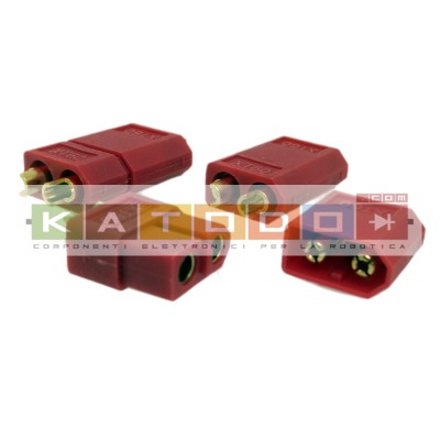Kit 3+3 pcs XT60 RED Connecter Male / Female  - XT-60 XT 60 for RC Lipo Battery ( 3 pair  )