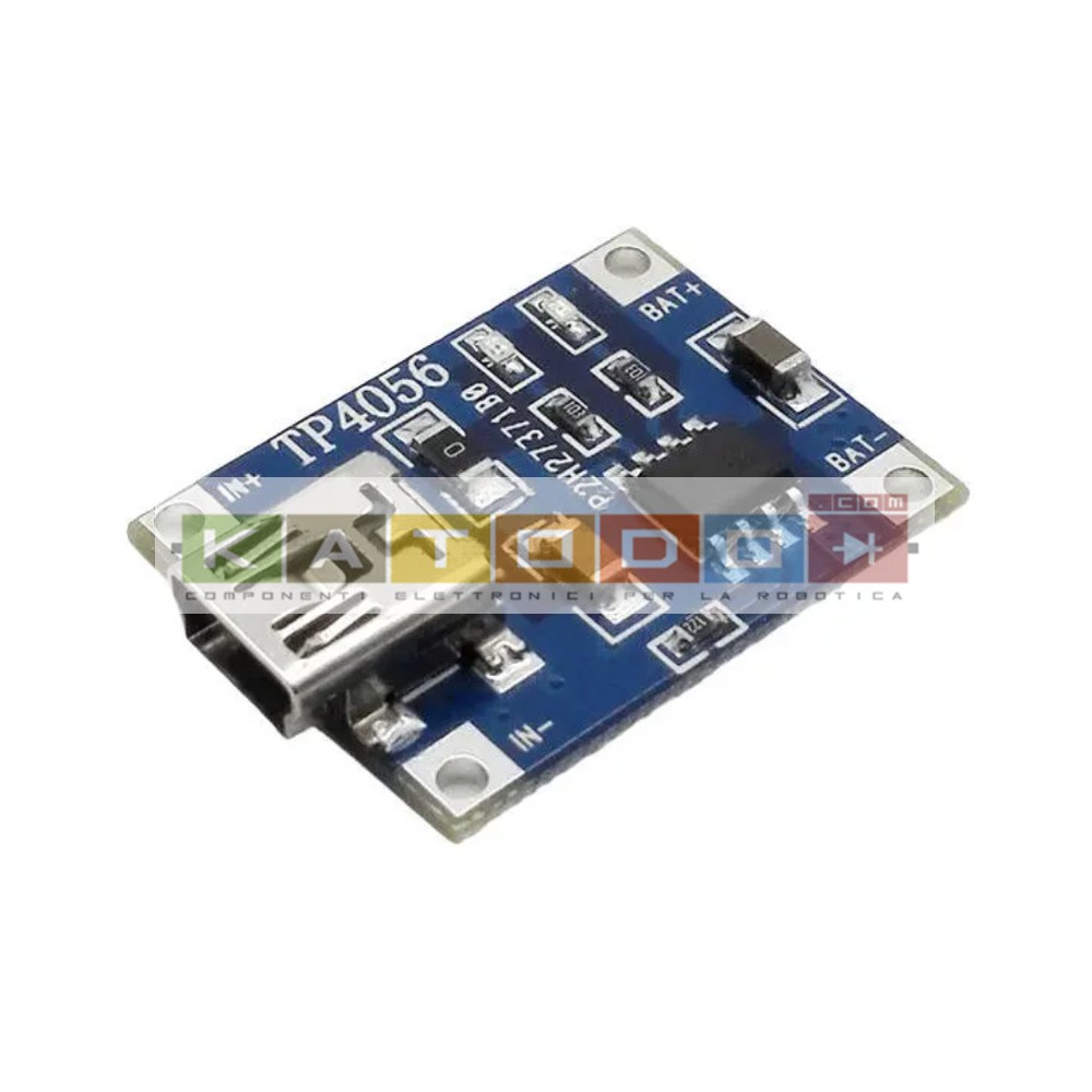 Mini USB - Lithium Battery Charging - TP4056 - 5V 1A -  Protection Circuit