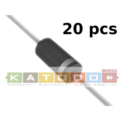 ( 20 pcs ) P6KE12CA - 16.7V Clamp 36.5A Ipp Tvs Diode Through Hole DO-204AC (DO-15) - 20 items