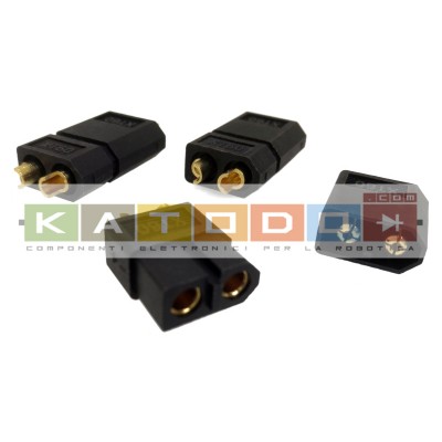 Kit 3+3 pcs XT60 BLACK Connecter Male / Female  - XT-60 XT 60 for RC Lipo Battery ( 3 pair  )