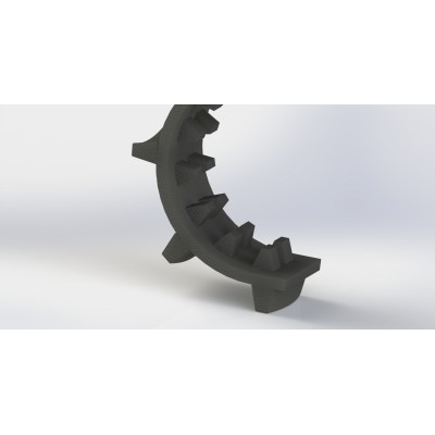 Cingolo in gomma leggera 930x50mm - 2 pezzi