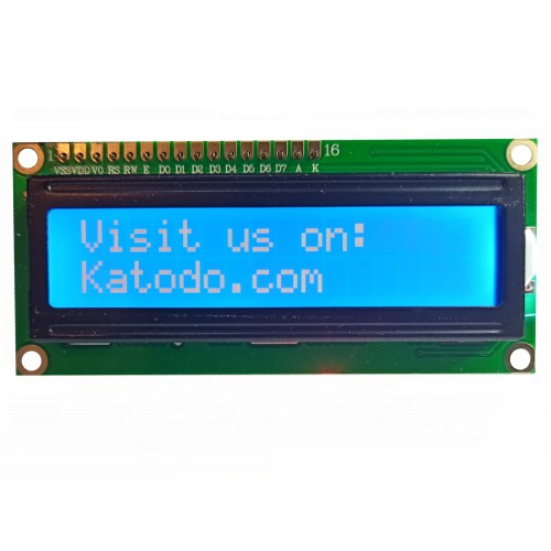 LCD 1602A Module - Front view