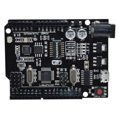 Arduino UNO R3 ATmega328P + WiFi ESP8266 (32Mb memoria) con USB-TTL CH340G Scheda di sviluppo