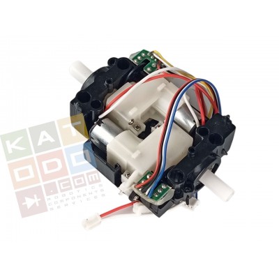 DC Geared Motor 5V 40mA 500rpm - Dual A+B Encoder - Ball Bearings Output