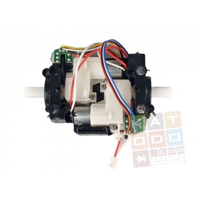 DC Geared Motor 5V 40mA 500rpm - Dual A+B Encoder - Ball Bearings Output