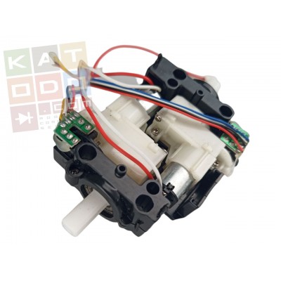 DC Geared Motor 5V 40mA 500rpm - Dual A+B Encoder - Ball Bearings Output