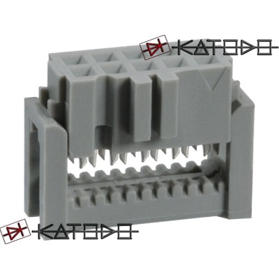 ( 4 pc ) CONNETTORE IDC FEMMINA 5X2 (10POLI)