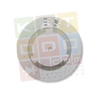 Round module with 16 RGB LEDs addressable WS2812 - Diameter 6Cm