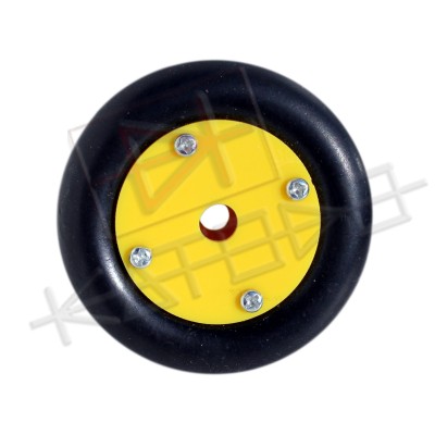 Wheel for RC modified servo. 20Kg payload, 73mm diameter, 16mm width and 15mm spacing hole for