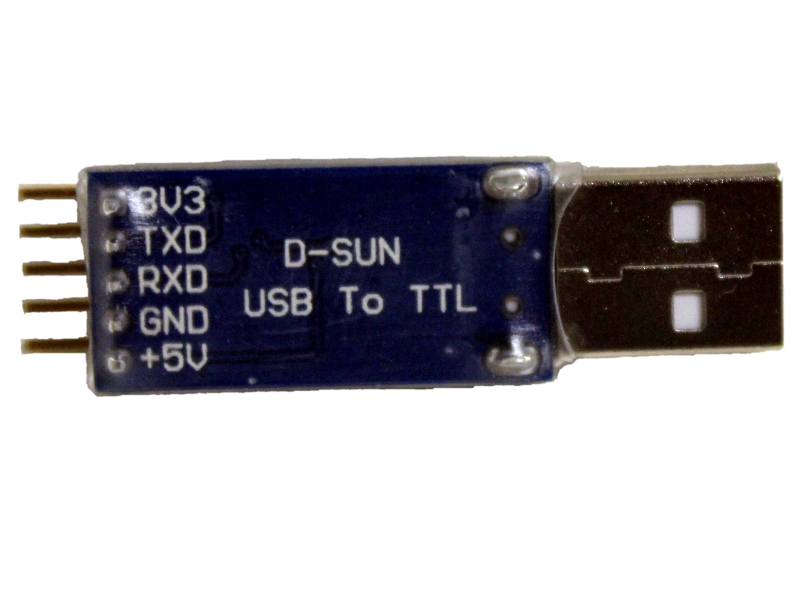 PL2303 USB TTL MODULE - BOTTOM VIEW